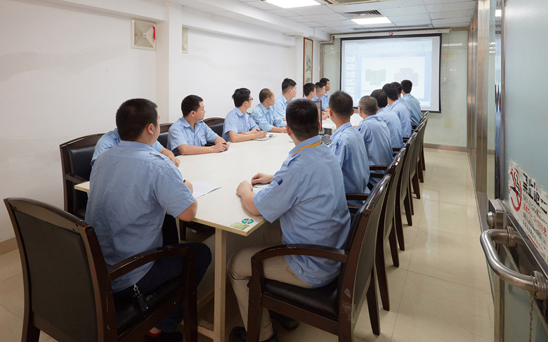 工廠模具公司辦公室裝潢實景圖效果